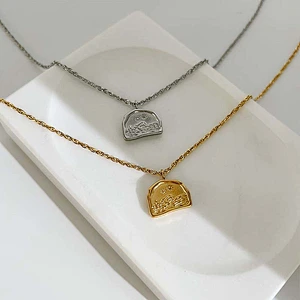Stainless Steel Simple Fashion Pendant Necklace