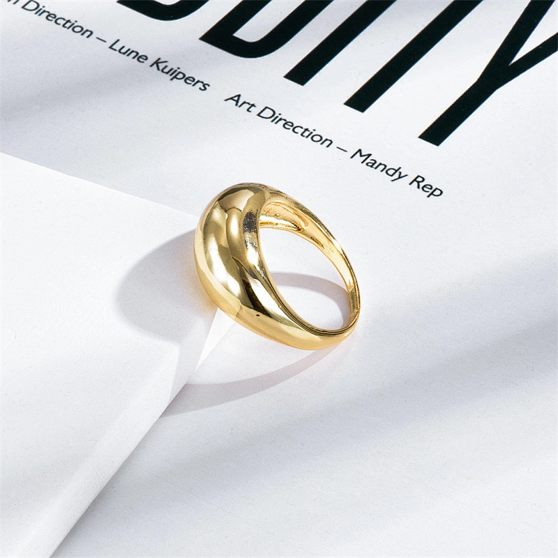 Hot Selling Copper Plated Ring Simple Personality Ring