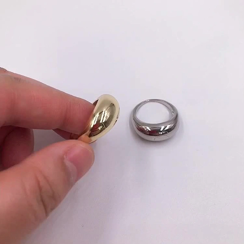 Hot Selling Copper Plated Ring Simple Personality Ring