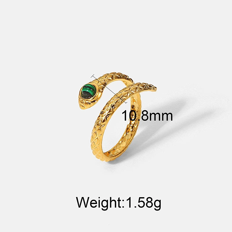 New Stainless Steel Rings Women Fashion Colorful Rings Ring Set