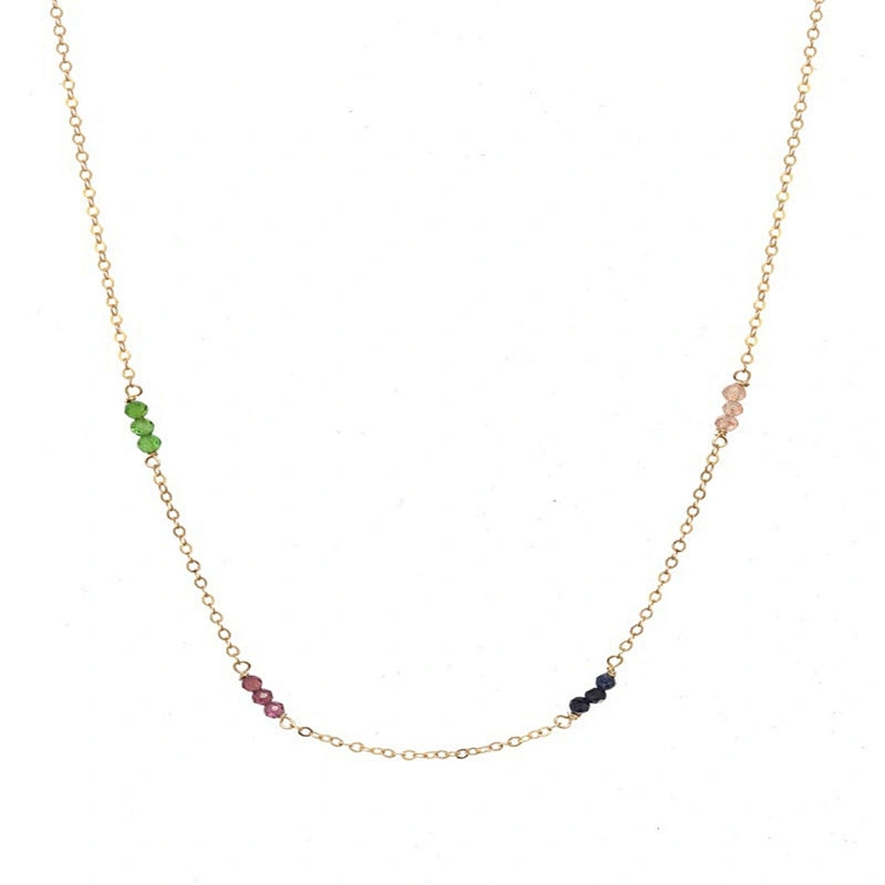 Multilayer Crystal Long Tassel Pendant Chain Women Necklaces
