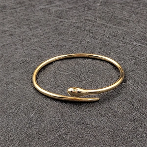 Simple Fashion Snake Bracelet Open Adjustable Gold Bracelet