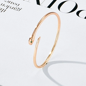 Simple Fashion Snake Bracelet Open Adjustable Gold Bracelet