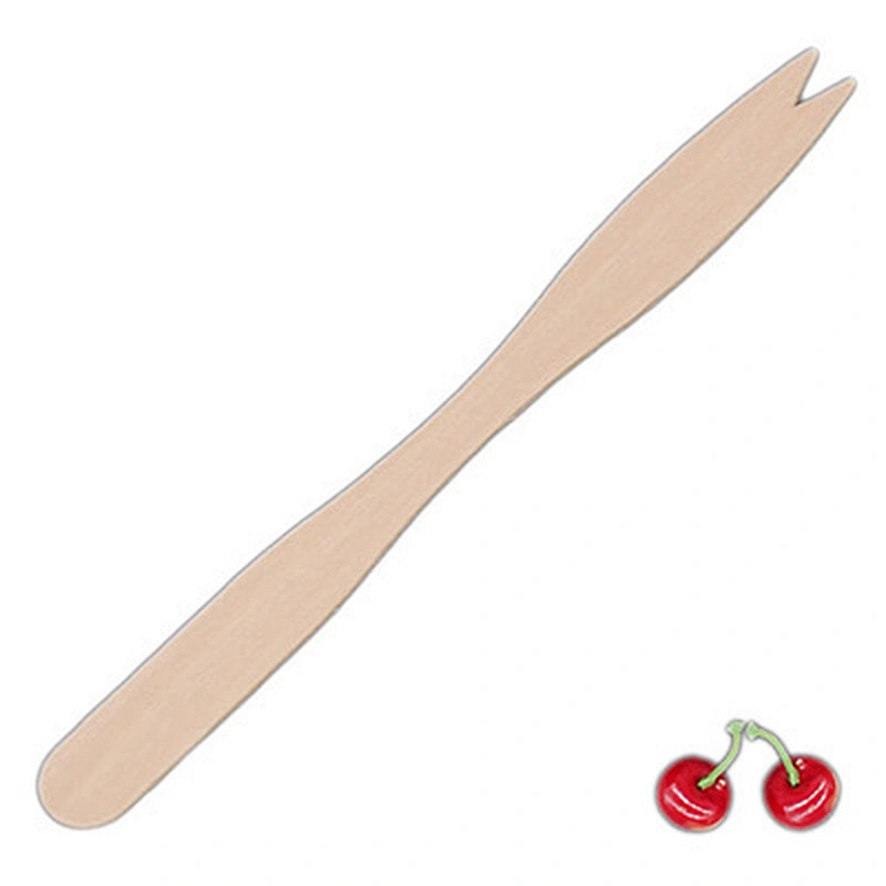 140mm Wooden Fruit Fork