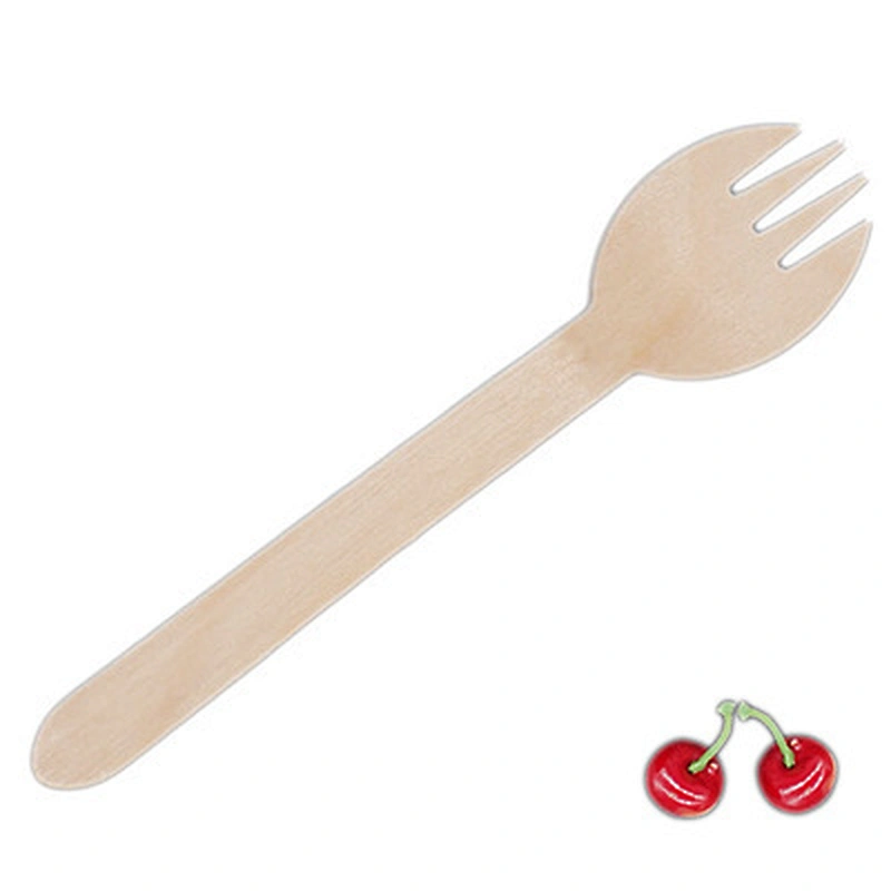 160mm Wooden Spork