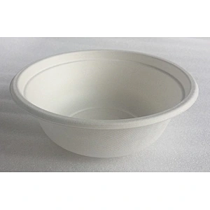 Sugarcane/Bagasse-500ml Bowl, Unbleached