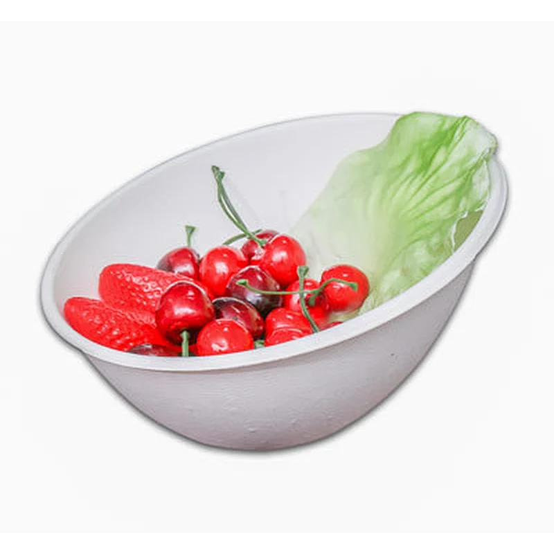 Sugarcane/Bagasse-850ml Sloped Bowl