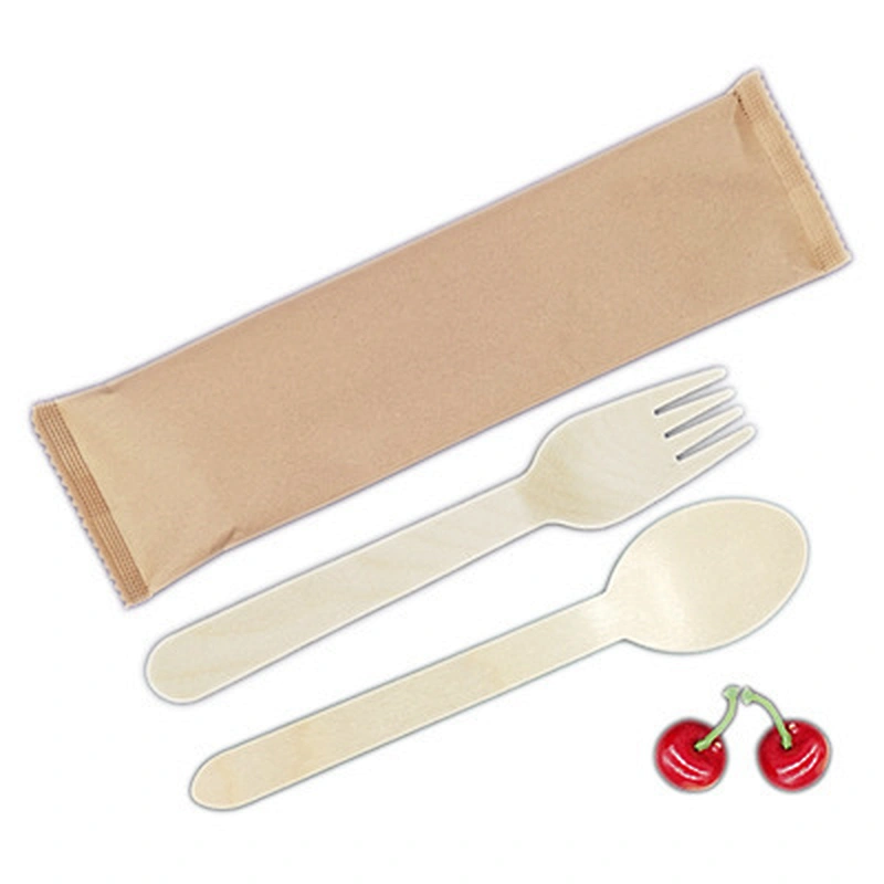 Wooden Cutlery Set 2 in 1