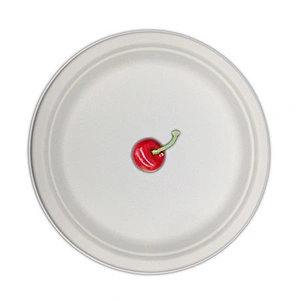 Sugarcane/Bagasse-23cm Round Plate