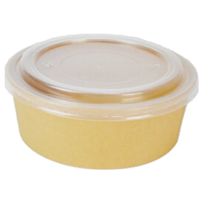 PET Lid 185mm(to suit Kraft Paper Salad Bowl 1300ml)