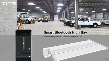 USA Montana parking smart Bluetooth control High Bay lighting project