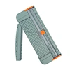 High quality office use A4 Paper Cutter Mini Slide 12 Inch Paper Trimmer with Folding Ruler