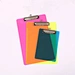 Factory Wholesale High Quality Butterfly Plastic Clipboard Opaque Color Letter Size Standard Clip A4 A5 FC Size Clipboard
