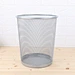 black color waste paper basket round trash bin small garbage can for office school bathroom home