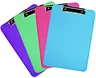 Colorful Clipboard Office A4 A5 A6 Black Plastic PP PVC clear Clipboard A4 With Clipboard Writing Clip Board