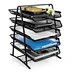 Desk Organizer Desktop Mesh Stacking Document Drawer Letter Holder Metal Wire 5 Tier File