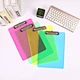 Wholesale customized FC A4 A5 High quality PS material plastic 2mm thickness office clipboards