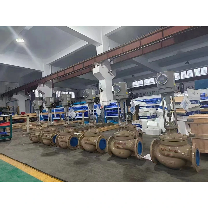 Corrosion Resistant PTFE PFA Lined Globe Control Valve