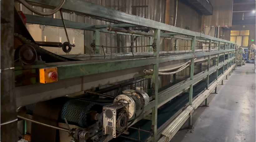 Motorcycle tire quality control flow from raw materials to shipment