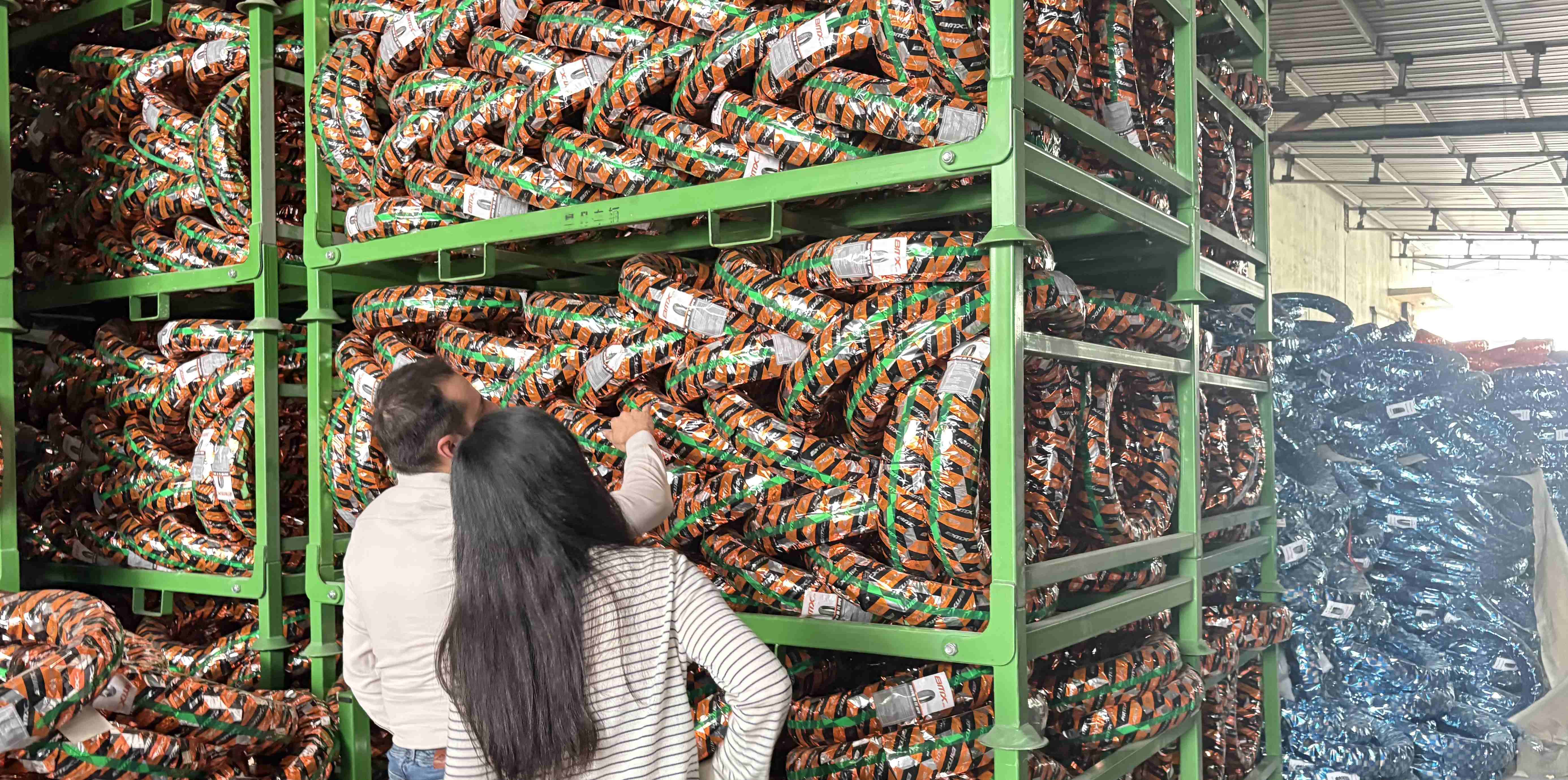 DEJI TIRE motorcycle tires prepared for international B2B supply