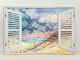 window frame wall decor