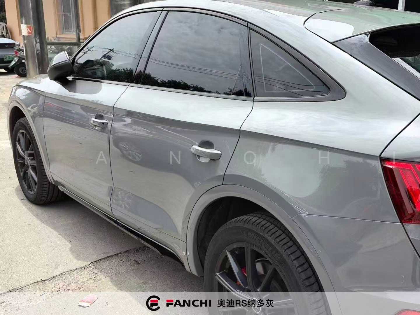 Nardo Grey Car Wrap
