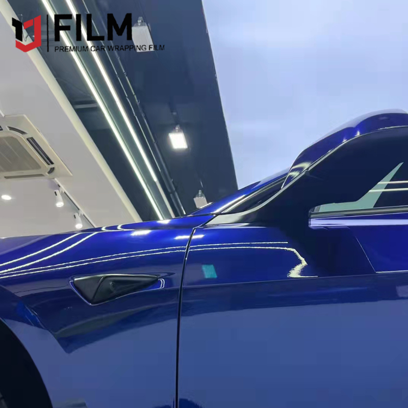 Tanzanite Blue Vinyl Wrap Roll YAJIU