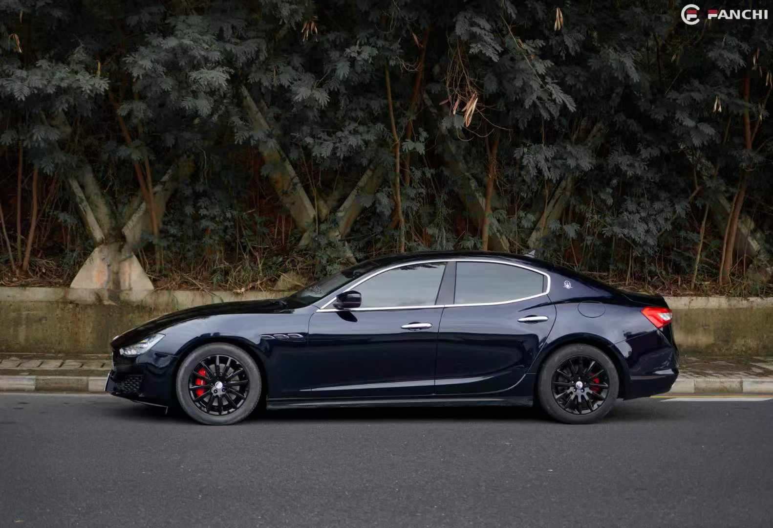 Black Car Wrap