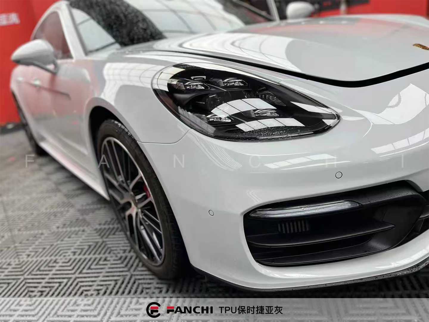 grey vinyl wrap car