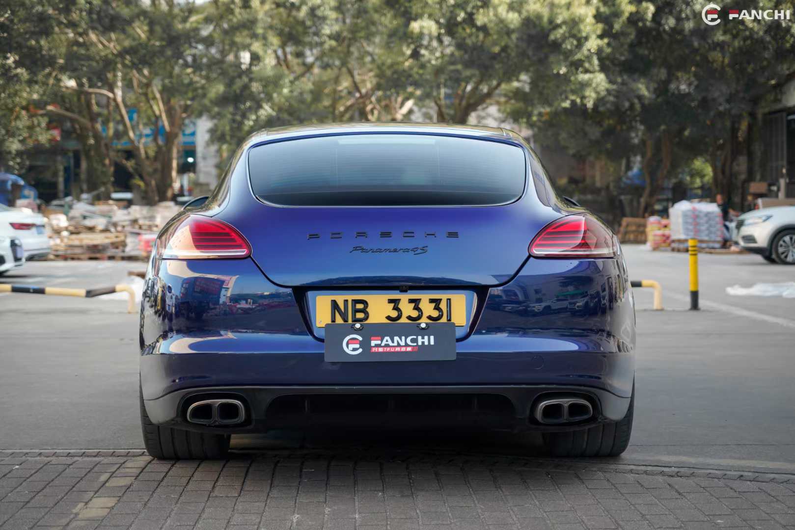 Blue Car Wrap