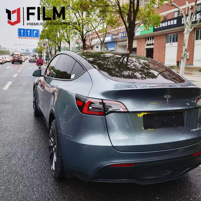 Liquid Metal Blue Custom Vinyl Wrap Designs Suppliers YAJIU