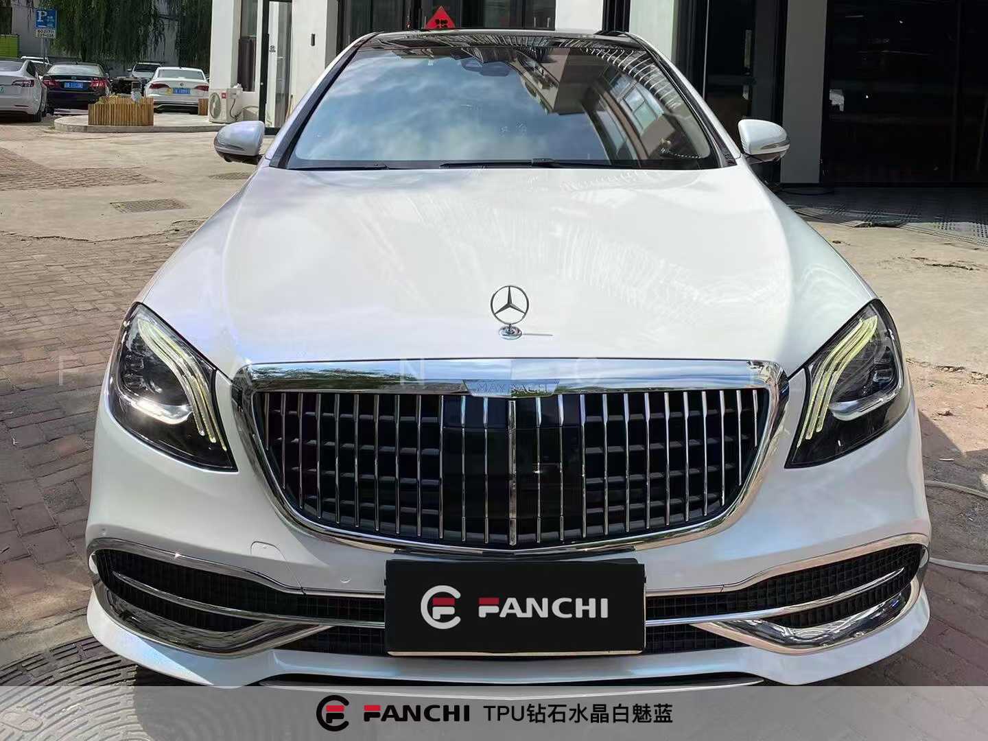 White Car Wrap
