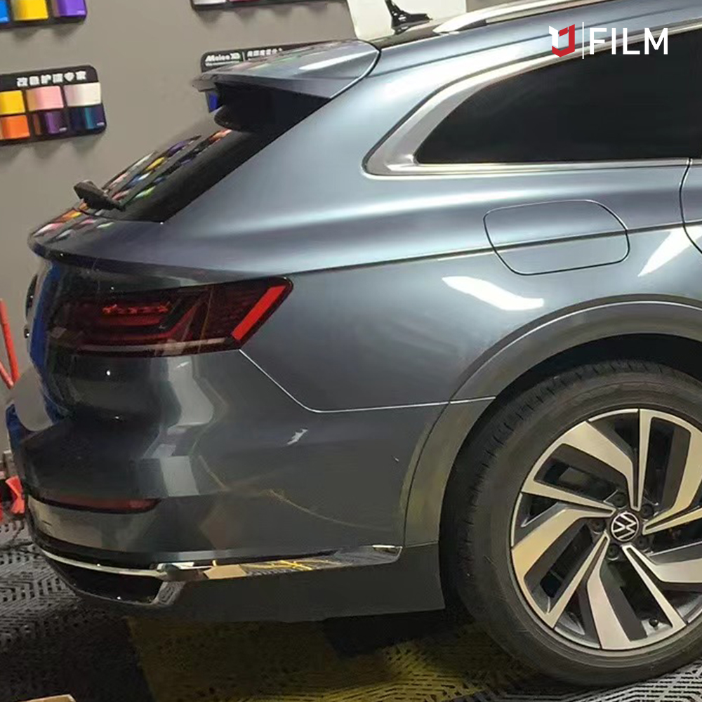 blue car wrap