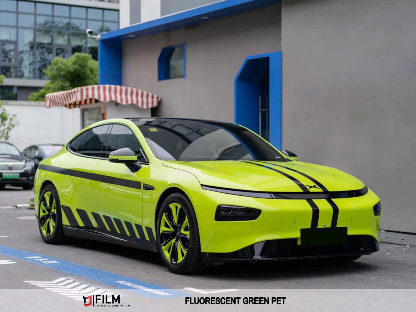 Green Vinyl Wrap Car