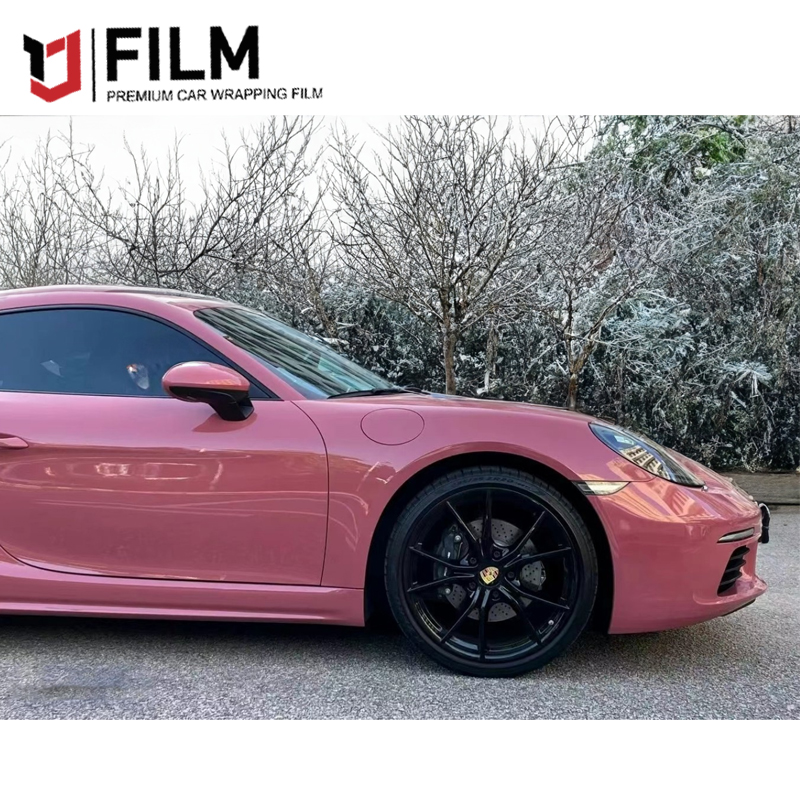 YAJIU Gloss Plum Magenta Car Wrap Vinyl Roll
