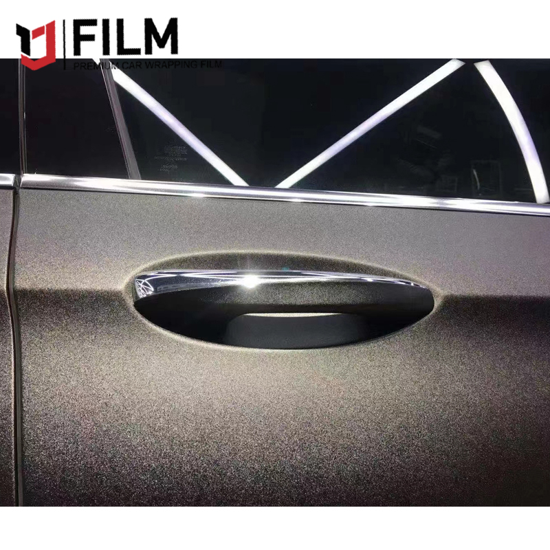 YAJIU Frosted Black Auto Wrap Film