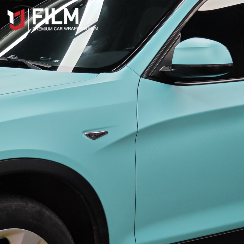Blue Chrome Vinyl Wrap