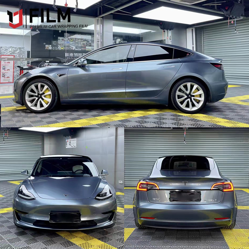 Blue Vehicle Wrap
