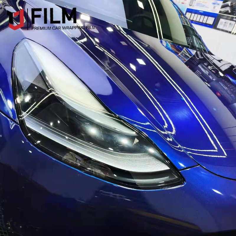 Tanzanite Blue Vinyl Wrap Roll YAJIU