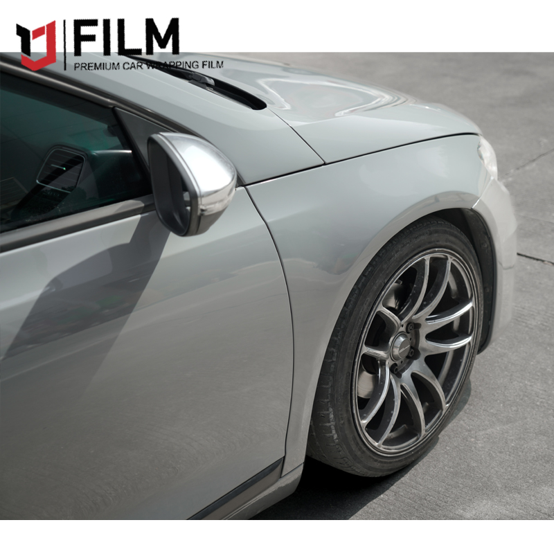 YAJIU Glossy Nardo Grey Car Wrap Factory