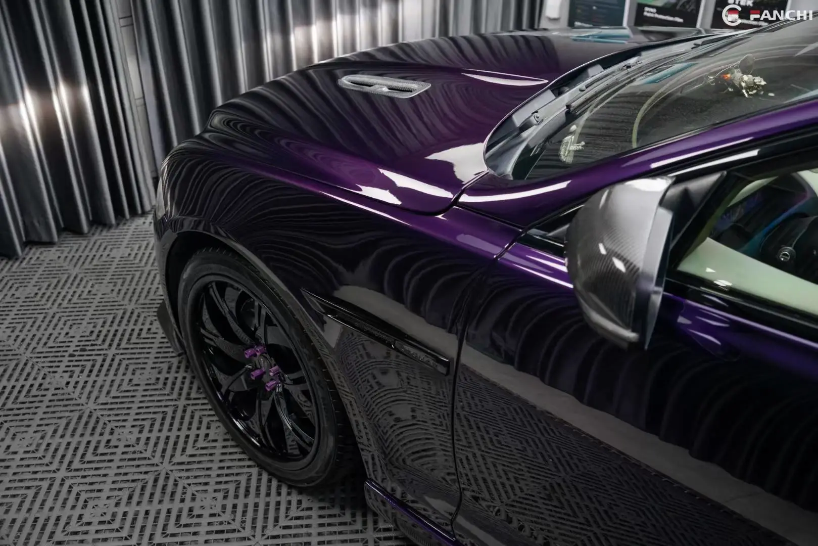 Purple Car Wrap