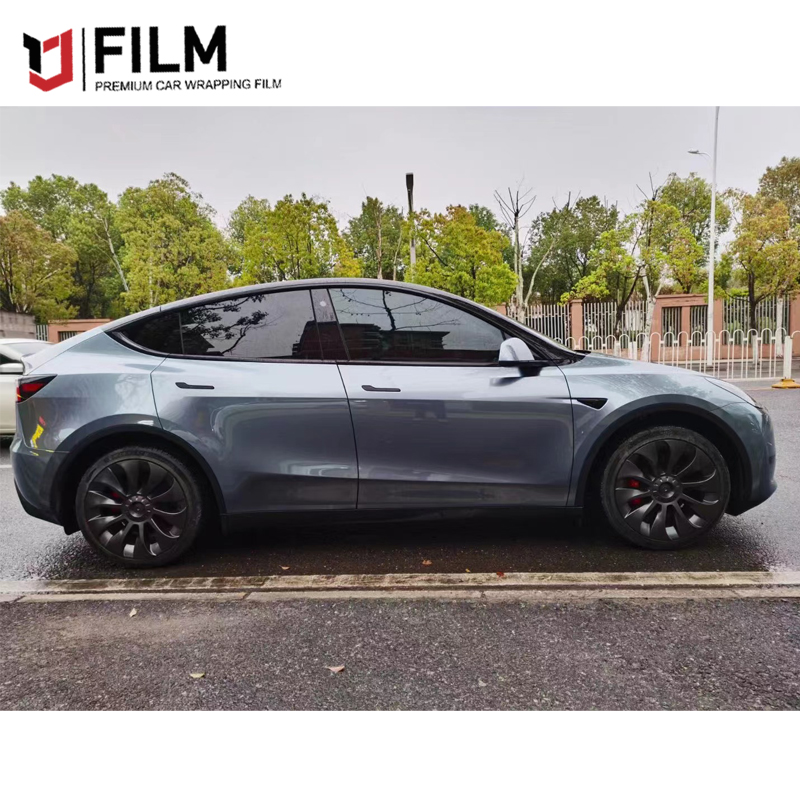 Liquid Metal Blue Custom Vinyl Wrap Designs Suppliers YAJIU