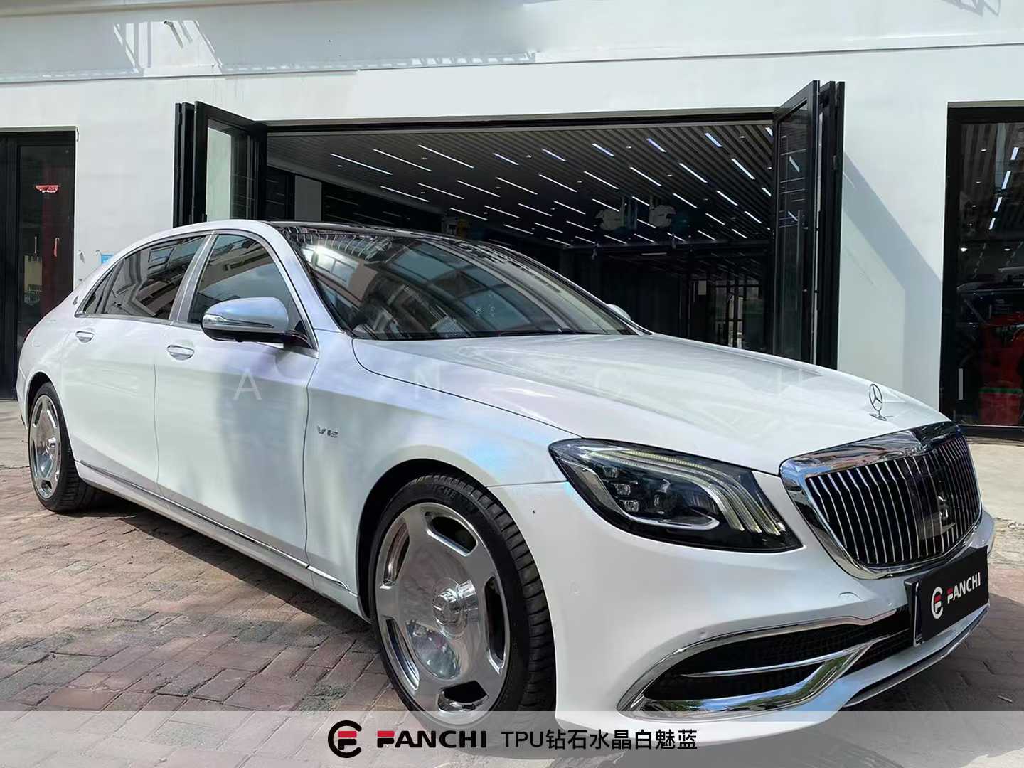 White Car Wrap