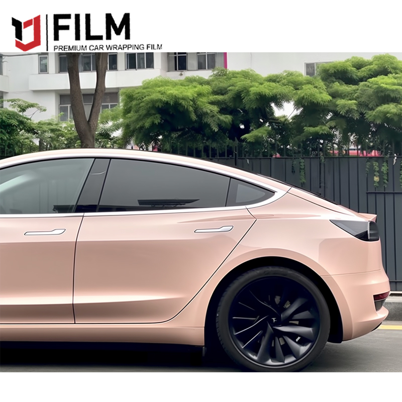 YAJIU Super Gloss Cream White Car Wrap Designs