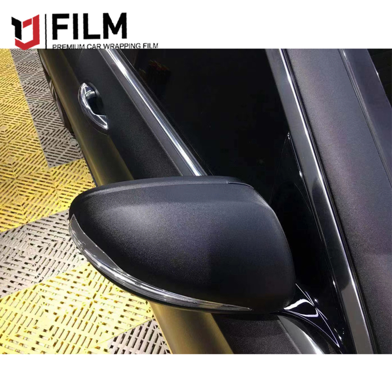 YAJIU Frosted Black Auto Wrap Film