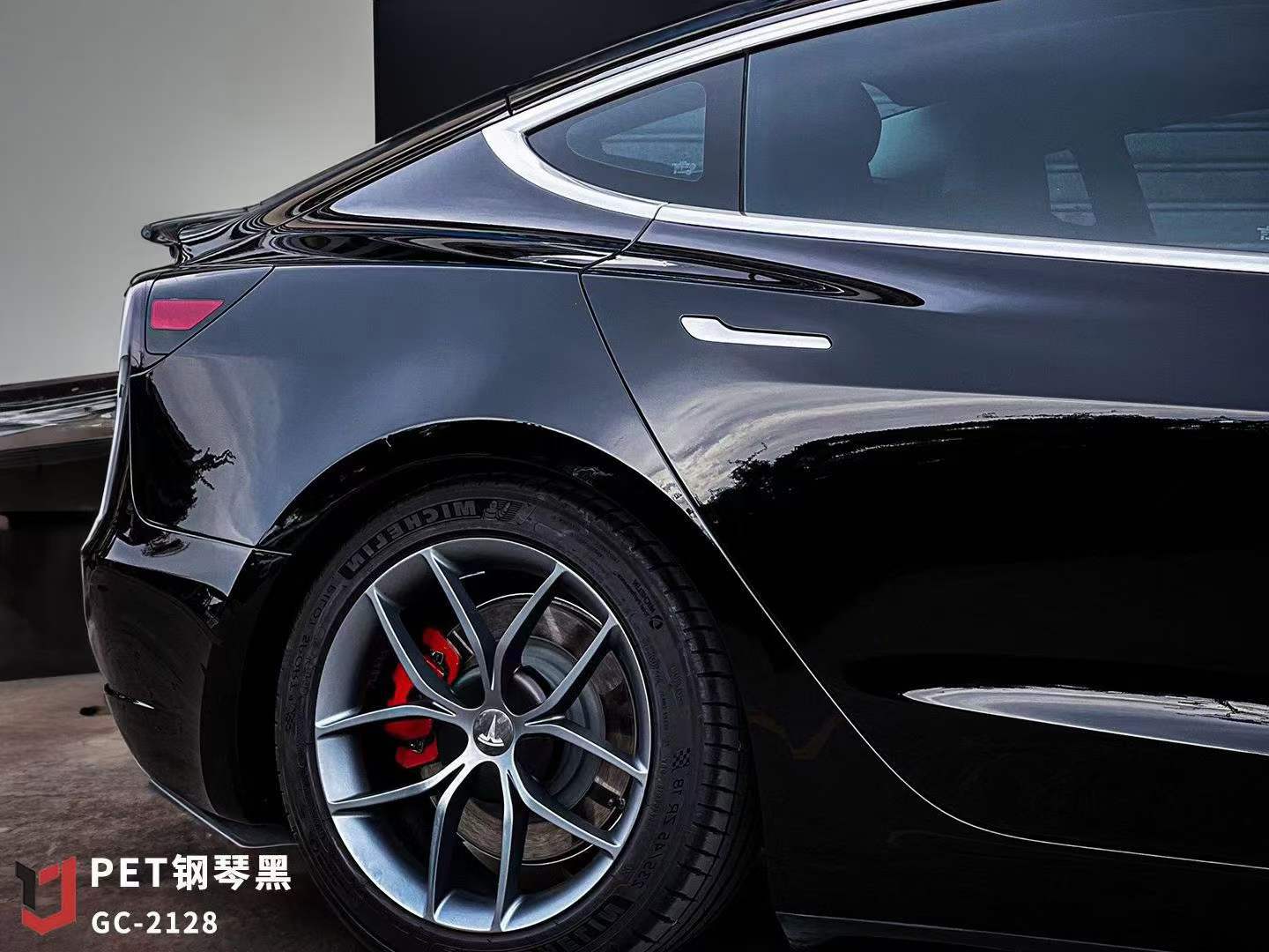black car wrap