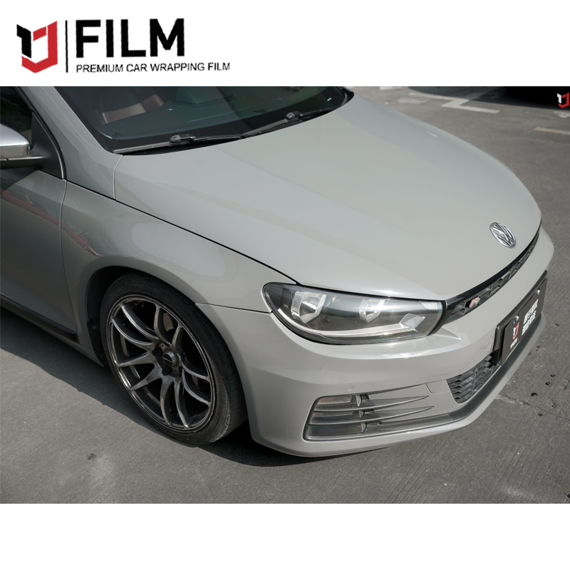 YAJIU Glossy Nardo Grey Car Wrap Factory