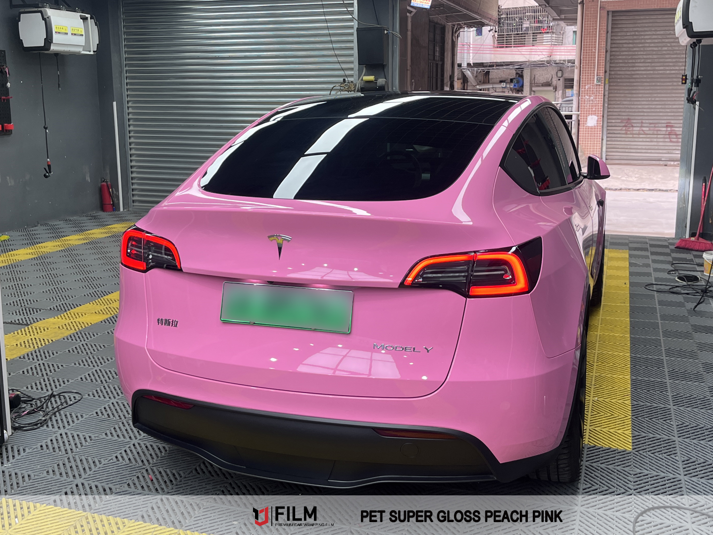 pink car wrap