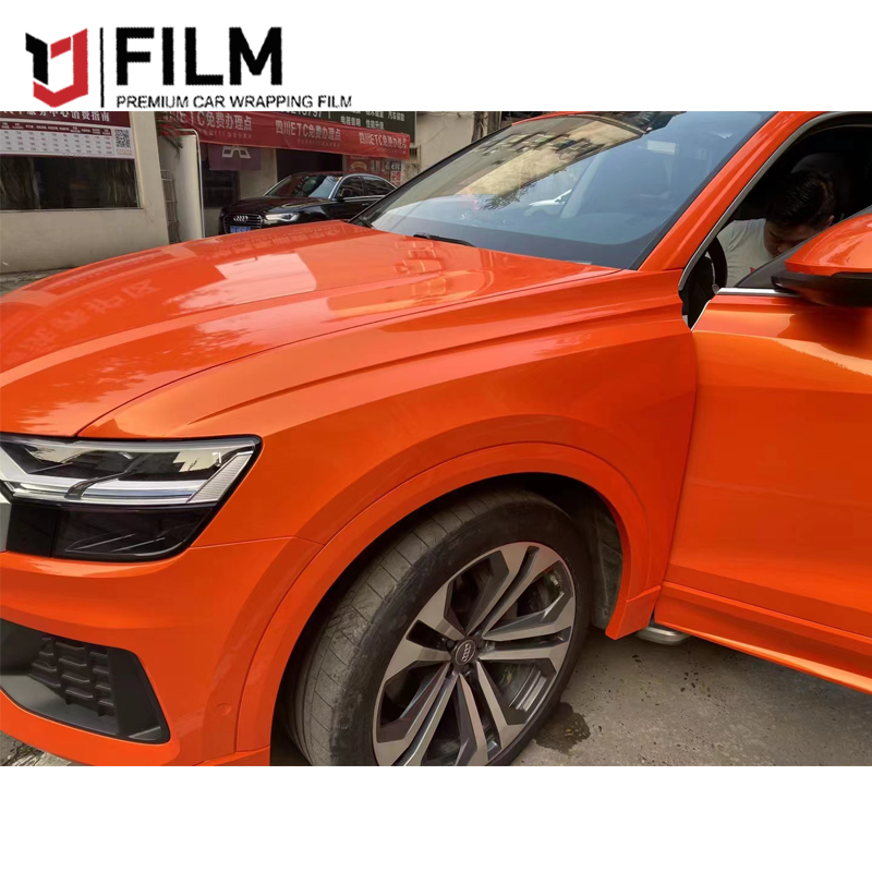 Gloss Orange Vinyl Wrap