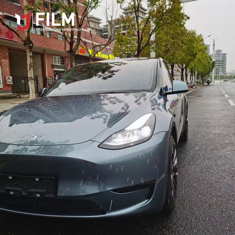Liquid Metal Blue Custom Vinyl Wrap Designs Suppliers YAJIU